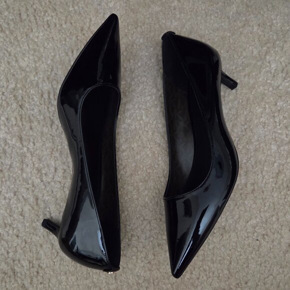 NWT Michael Michael Kors Alina Flex Kitten Pump Black New - Picture 3 of 12